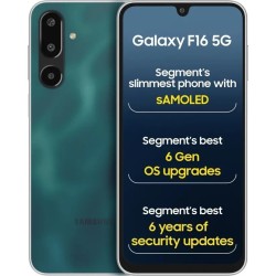 Samsung Galaxy F16 5G (Glam Green, 128 GB)  (8 GB RAM)
