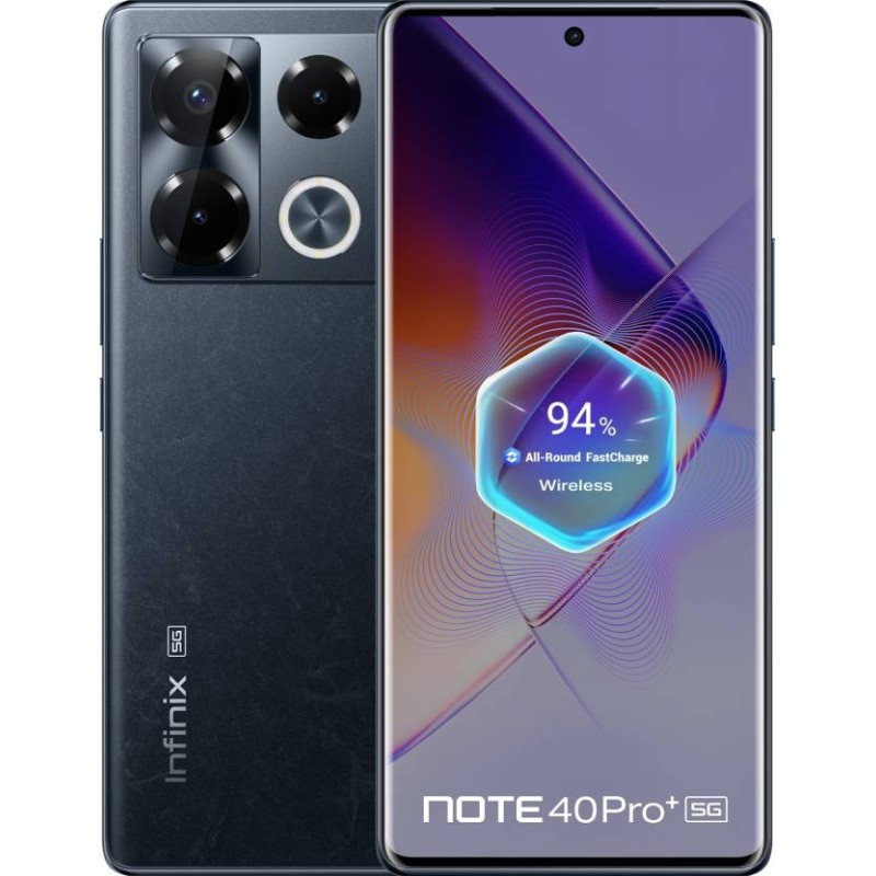 Infinix Note 40 Pro+ 5G (Obsidian Black, 256 GB)  (12 GB RAM)