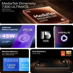 Infinix NOTE 50s 5G+ 45W Charger In the Box & AI (Mystic Plum, 128 GB) (6 GB RAM)