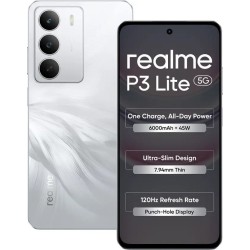 realme P3 Lite 5G Charger in the Box (Lily White, 128 GB) (4 GB RAM)