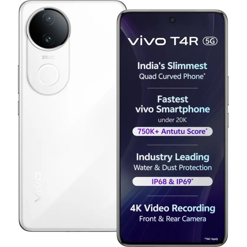 vivo T4R 5G (Arctic White, 128 GB)  (8 GB RAM)