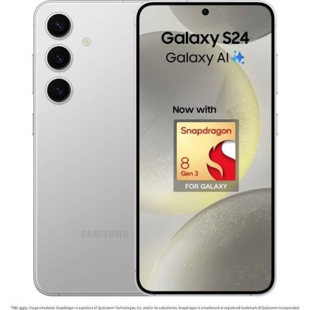 Samsung Galaxy S24 5G Snapdragon (Marble Gray, 128 GB) (8 GB RAM)