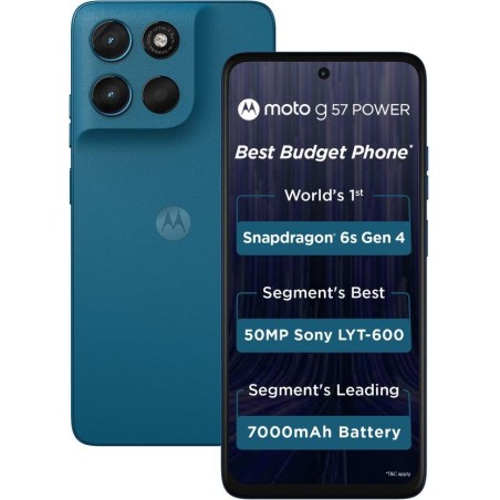 MOTOROLA g57 power 5G (Pantone Corsair, 128 GB) (8 GB RAM)