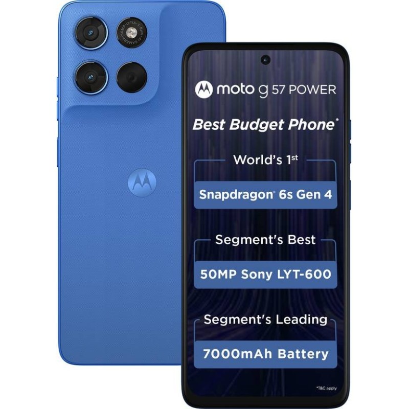 MOTOROLA g57 power 5G (Pantone Regatta, 128 GB) (8 GB RAM)