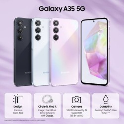 Samsung Galaxy A35 5G (Awesome Iceblue, 128 GB) (8 GB RAM)