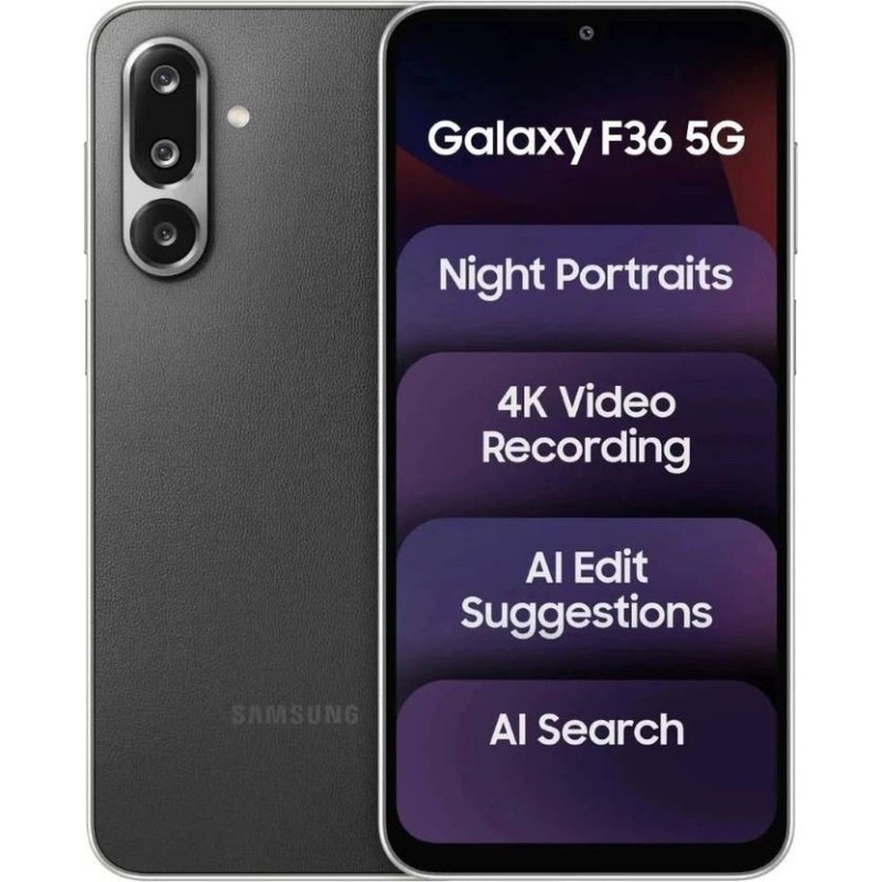 Samsung Galaxy F36 5G (Black, 128 GB) (6 GB RAM)