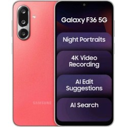 Samsung Galaxy F36 5G (Red, 128 GB) (6 GB RAM)