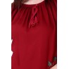 Regular Waist Length Embroidered Top