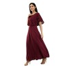 Women Gown Dress (Colour Maroon)