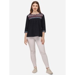 Women's Crepe Printed Tunic Top
