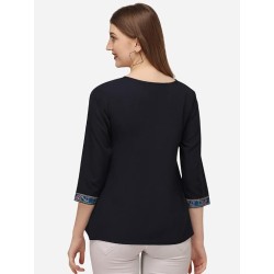 Women's Crepe Printed Tunic Top