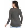 Women's Knit Western Plain T -Shirt