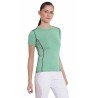 Women's Solid Sports Yoga T-Shirt