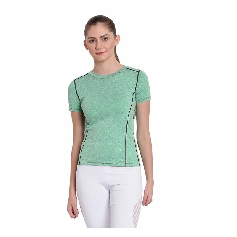 Women’s Mint Green Slim Fit T-Shirt