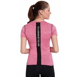 Women’s Pink Slim Fit T-Shirt