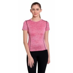 Women’s Pink Slim Fit T-Shirt
