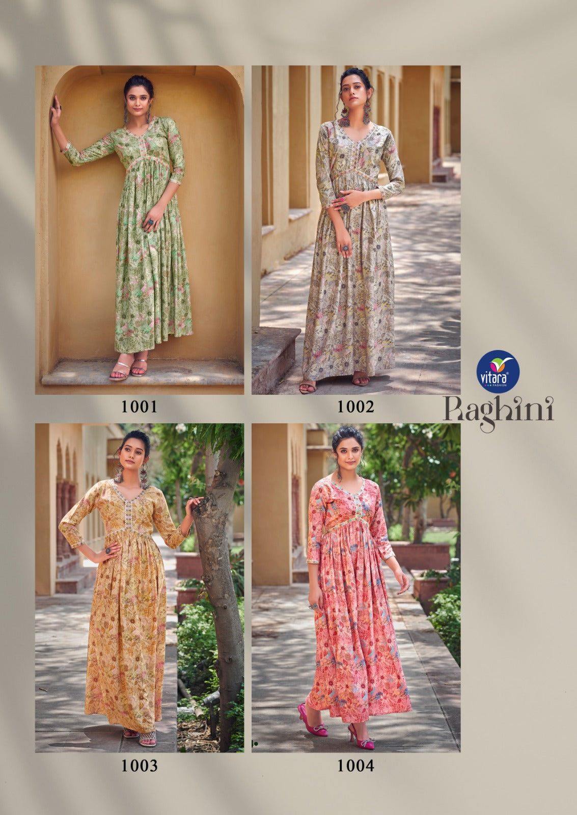 Vitara Raghini Alia Cut Rayon Gown 1003