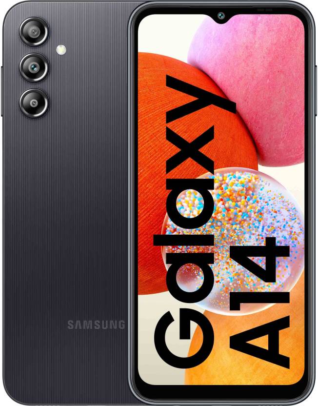 SAMSUNG Galaxy A14 (Black, 64 GB)  (4 GB RAM)