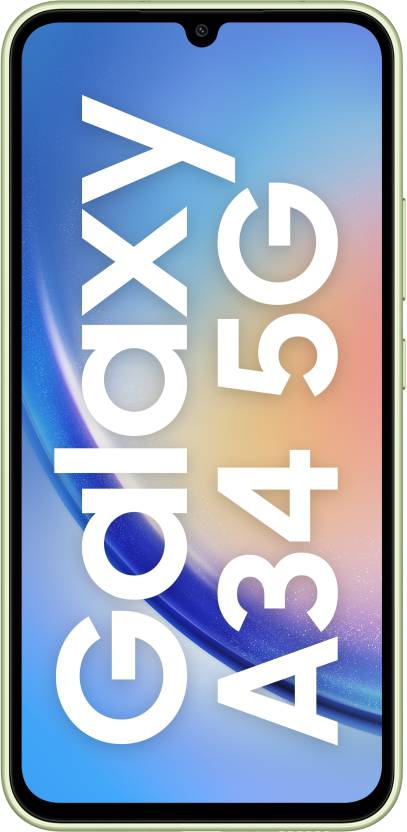 SAMSUNG Galaxy A34 5G (Awesome Lime, 128 GB)  (8 GB RAM)