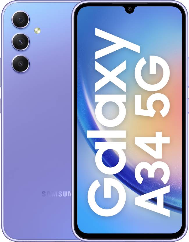 SAMSUNG Galaxy A34 5G (Awesome Violet, 128 GB)  (8 GB RAM)