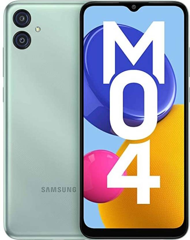 SAMSUNG Galaxy M04 (Light Green, 64 GB)  (4 GB RAM)