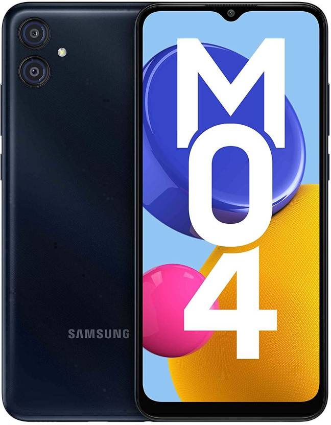 SAMSUNG Galaxy M04 (Dark Blue, 128 GB)  (4 GB RAM)