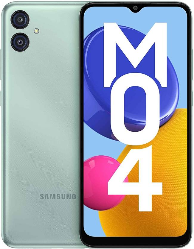 SAMSUNG Galaxy M04 (Light Green, 128 GB)  (4 GB RAM)