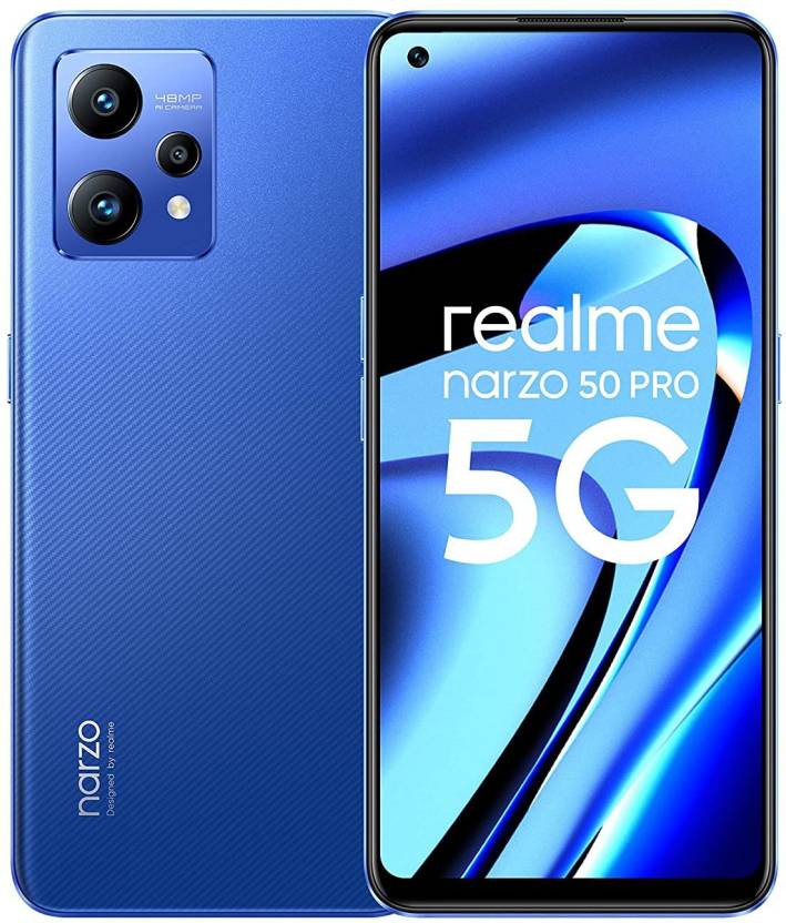 realme Narzo 50 Pro 5G (Hyper Blue, 128 GB)  (8 GB RAM)
