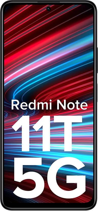 REDMI Note 11T 5G (Matte black, 128 GB)  (6 GB RAM)