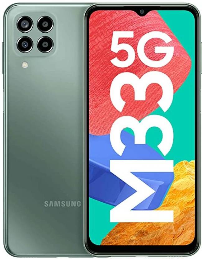 SAMSUNG Galaxy M33 5G (Mystique Green, 128 GB)  (8 GB RAM)