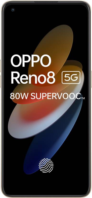 OPPO Reno8 5G (Shimmer Gold, 128 GB)  (8 GB RAM)