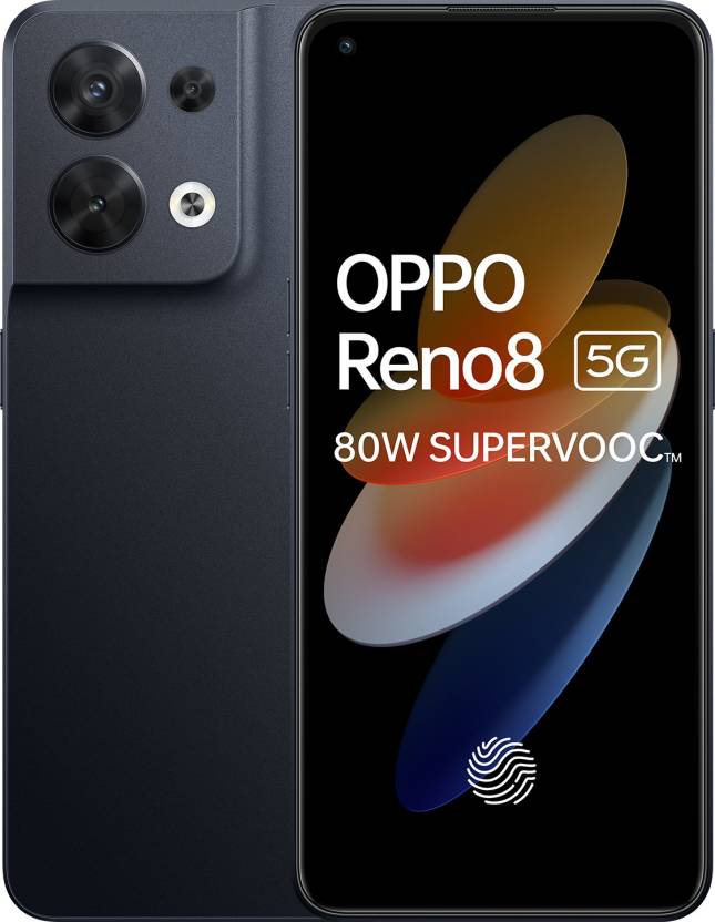 OPPO Reno8 5G (Shimmer Black, 128 GB)  (8 GB RAM)