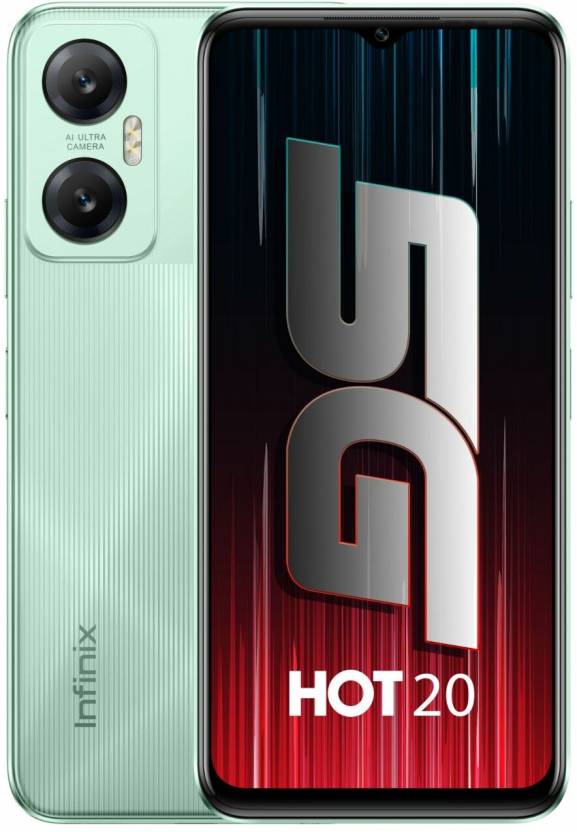 Infinix Hot 20 5G (Blaster Green, 128 GB)  (6 GB RAM)