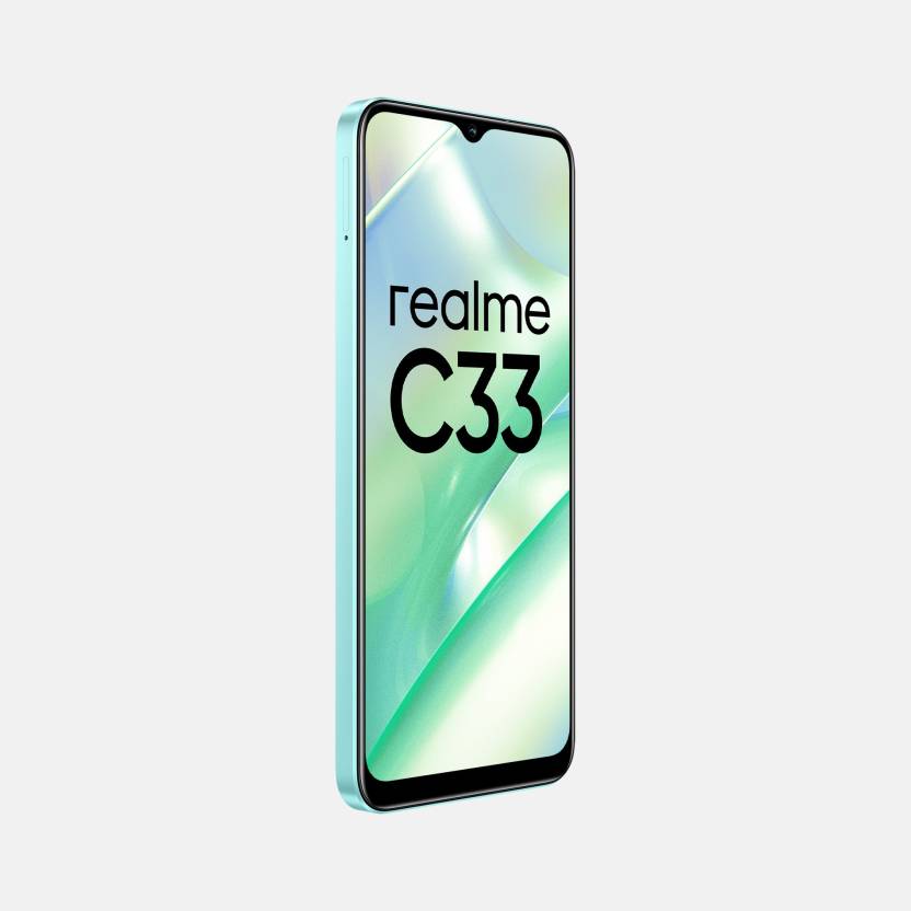 realme C33 2023 (Aqua Blue, 128 GB)  (4 GB RAM)
