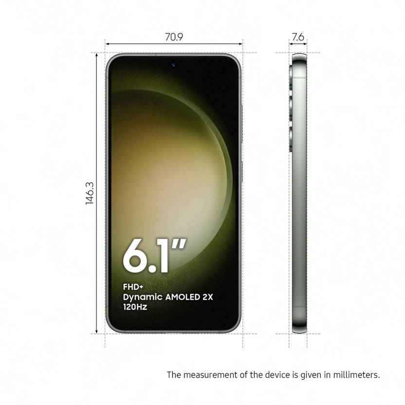 SAMSUNG Galaxy S23 5G (Green, 256 GB)  (8 GB RAM)