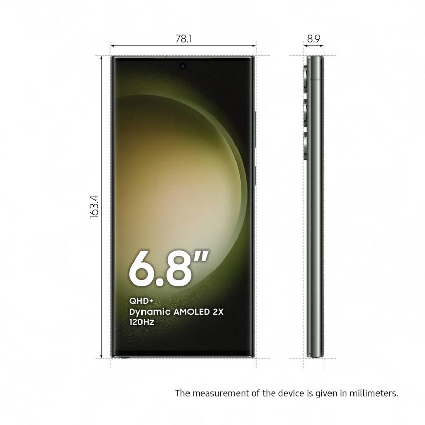 SAMSUNG Galaxy S23 Ultra 5G (Green, 256 GB)  (12 GB RAM)