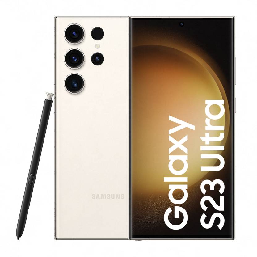 SAMSUNG Galaxy S23 Ultra 5G (Cream, 256 GB)  (12 GB RAM)#JustHere