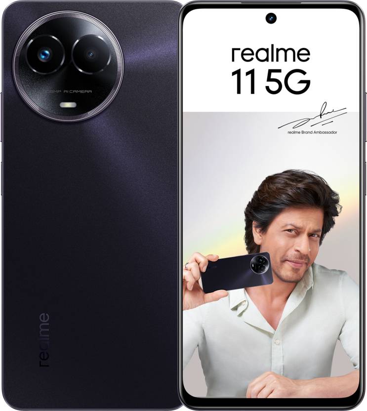 realme 11 5G (Glory Black, 128 GB)  (8 GB RAM)