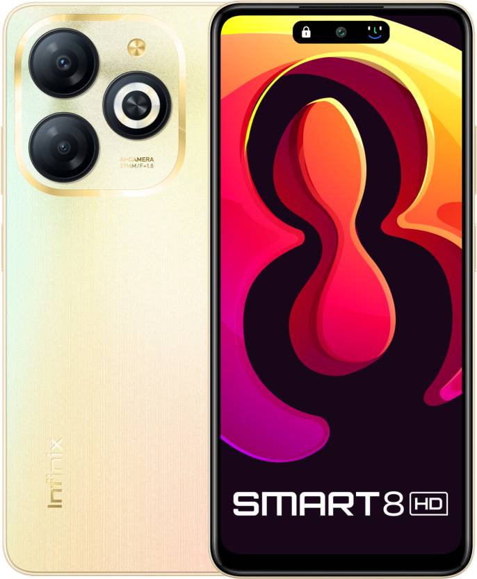 Infinix SMART 8 HD (Shiny Gold, 64 GB)  (3 GB RAM)