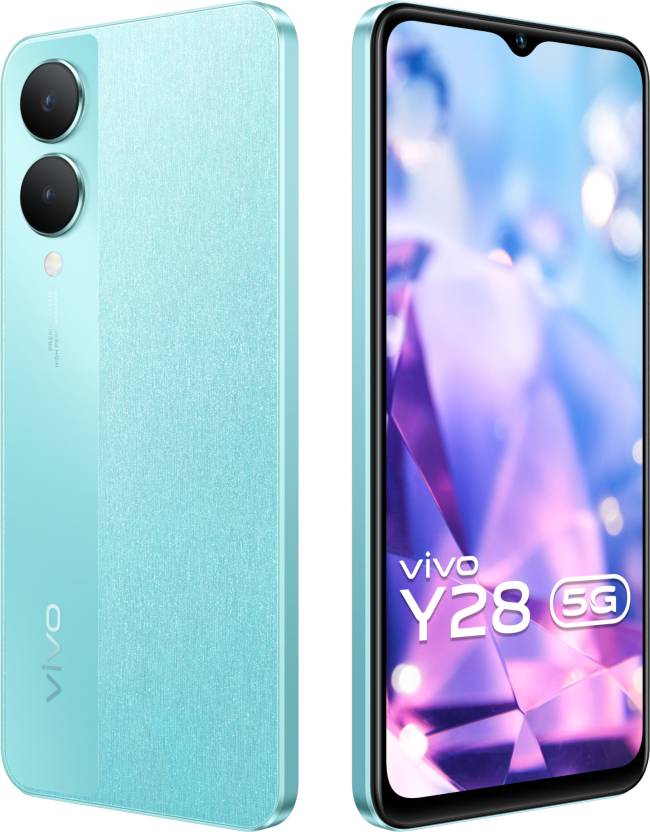 vivo Y28 5G (Glitter Aqua, 128 GB)  (4 GB RAM)