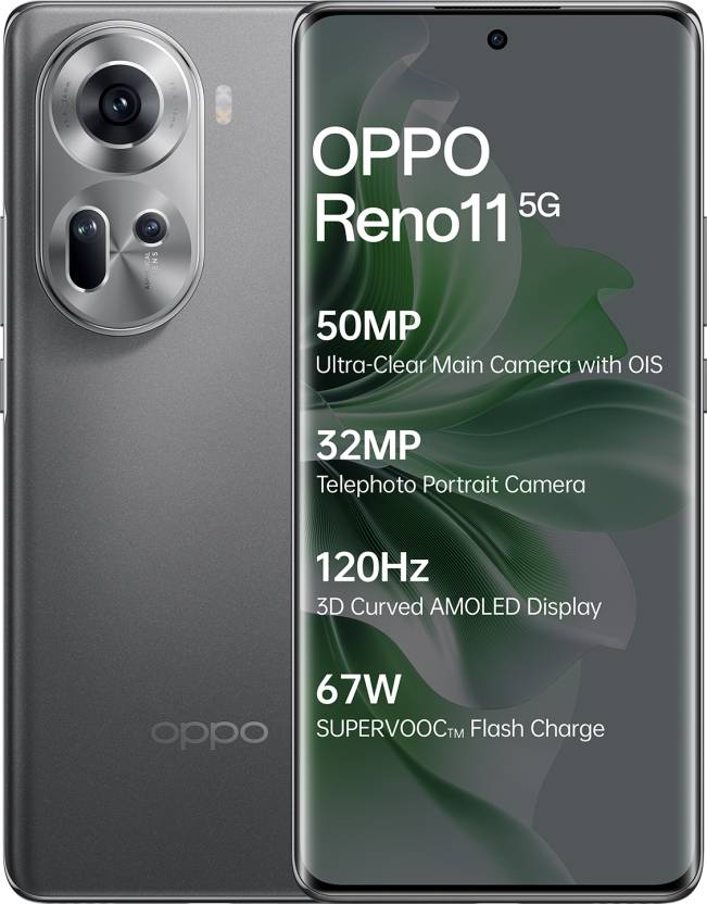 OPPO Reno11 5G (Rock Grey, 128 GB)  (8 GB RAM)
