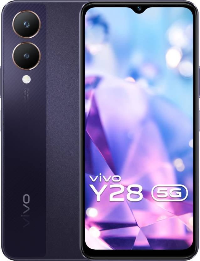 vivo Y28 5G (Crystal Purple, 128 GB)  (8 GB RAM)